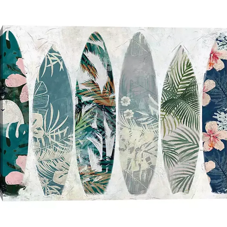 Canvas Art-Kirklands Home Surf Patterns Canvas Art Print Multi