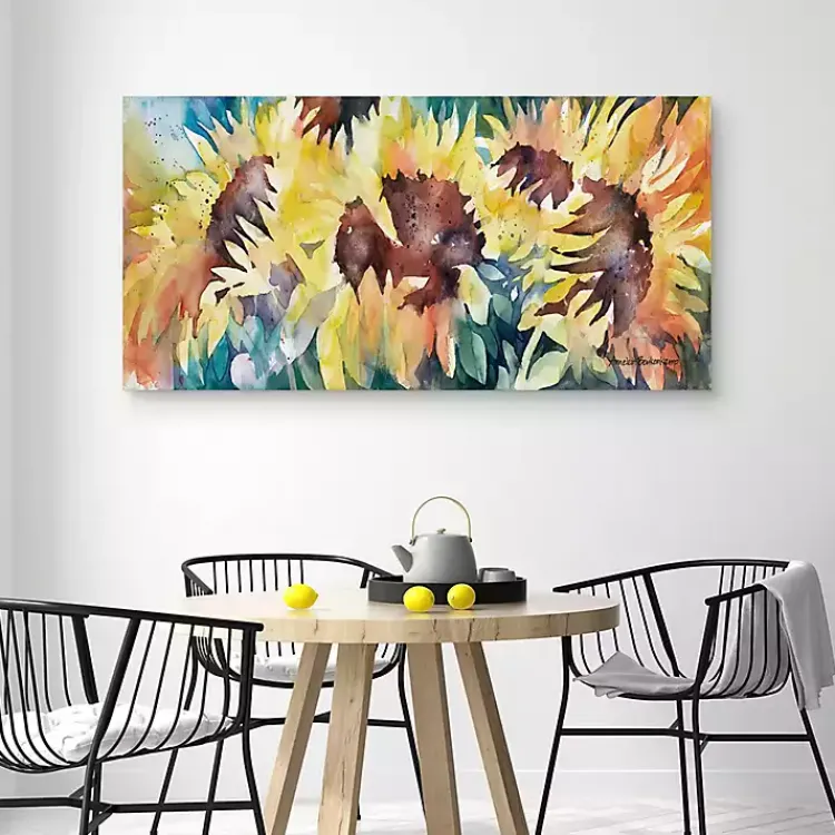 Canvas Art-Kirklands Home Row of Sun Light Canvas Art Print Multi