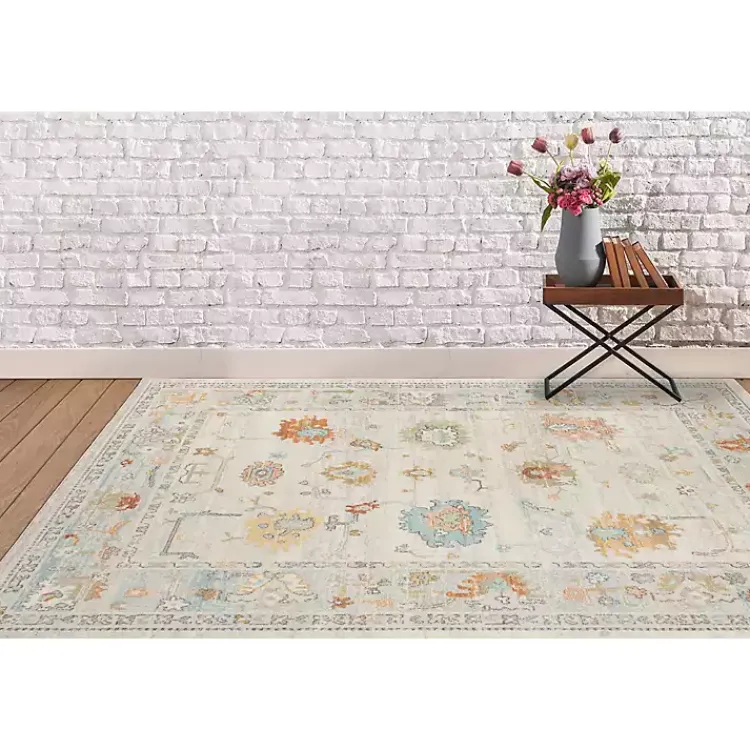 Area Rugs-Kirklands Home Beige Bohemian Area Rug, 7x9 Tan