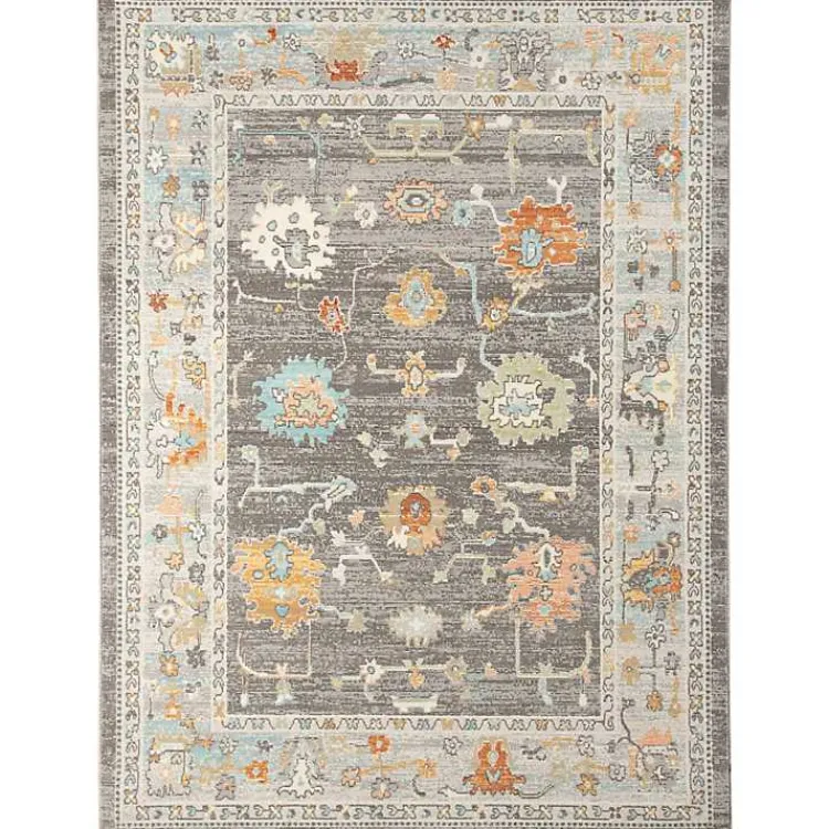 Area Rugs-Kirklands Home Taupe Bohemian Area Rug, 5x8 Gray