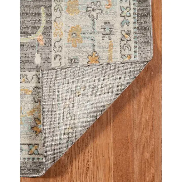 Area Rugs-Kirklands Home Taupe Bohemian Area Rug, 5x8 Gray