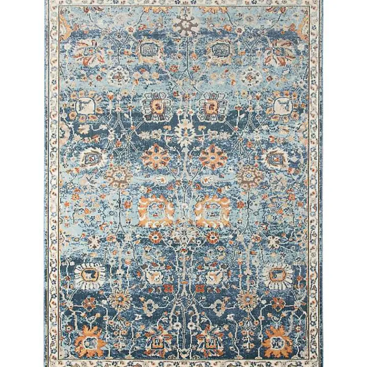 Area Rugs-Kirklands Home Navy Bohemian Area Rug, 5x8 Blue
