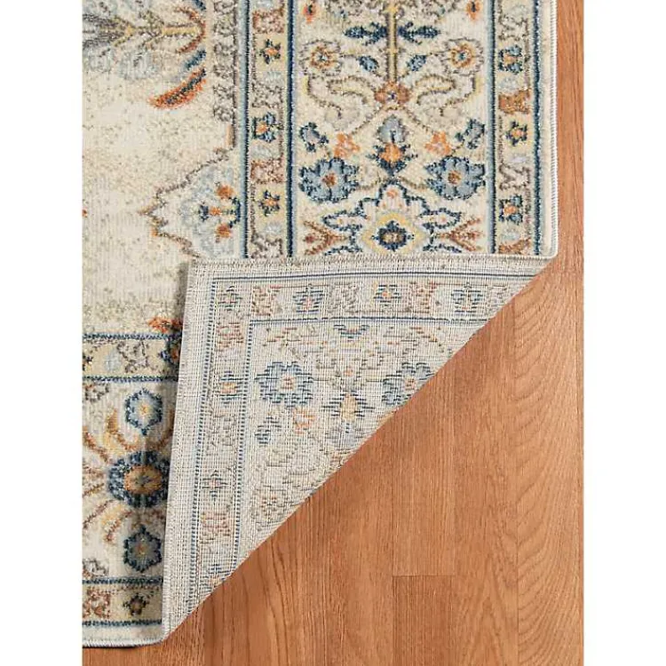 Area Rugs-Kirklands Home Light Beige Bohemian Area Rug, 7x9 Tan
