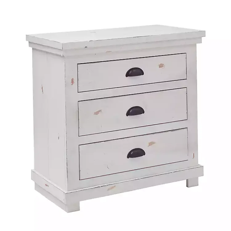 Nightstands-Kirklands Home Wooden Willow Nightstand White