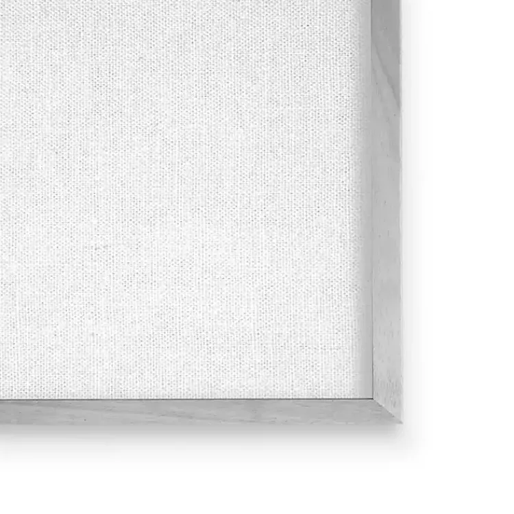 Framed Art-Kirklands Home Walk On The Beach Framed Canvas Art Print Blue