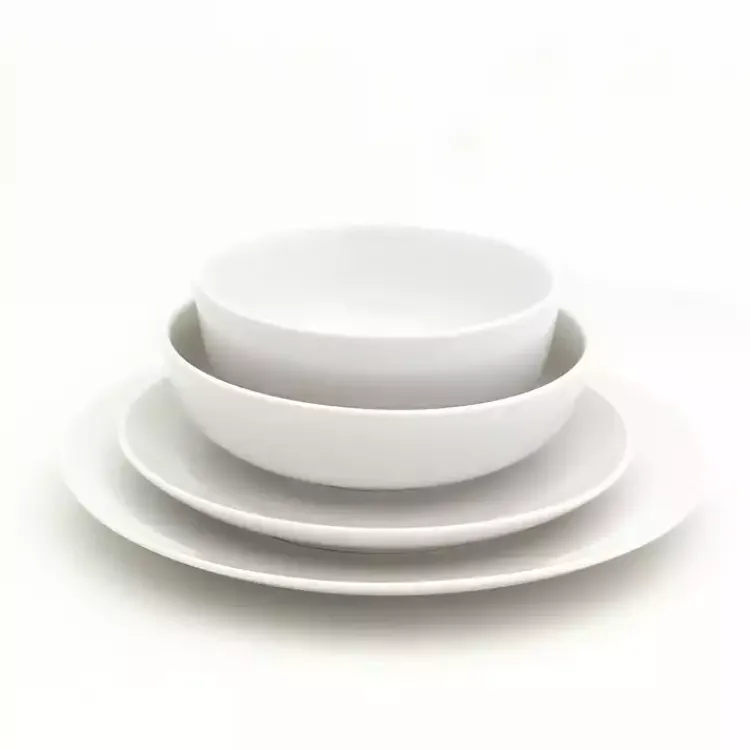 Dinnerware-Kirklands Home Ceramic 16-pc. Dinnerware Set White