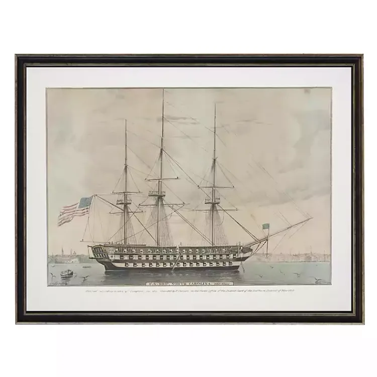 Framed Art-Kirklands Home North Carolina United States Ship Framed Art Print