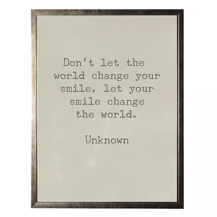 Wall Quotes & Signs-Kirklands Home Change the World Dr. Seuss Quote Framed Art Print Tan