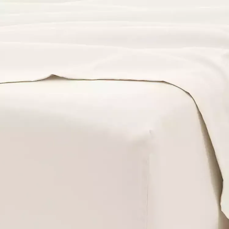 Bed Sheets-Kirklands Home Ultra Soft 6-pc. California King Sheet Set Ivory
