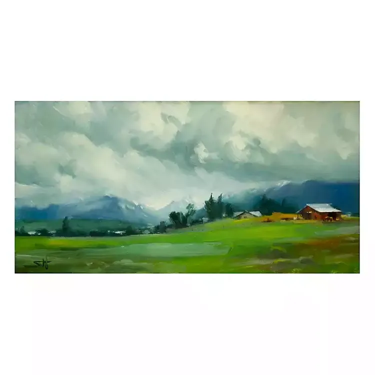 Canvas Art-Kirklands Home Wallowa Valley Giclee Canvas Art Print