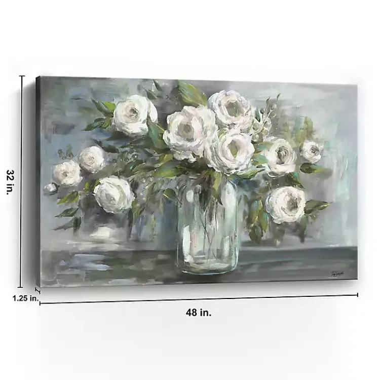 Canvas Art-Kirklands Home Soft Blooms Giclee Canvas Art Print, 48 in.