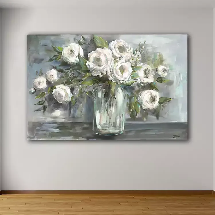 Canvas Art-Kirklands Home Soft Blooms Giclee Canvas Art Print, 48 in.