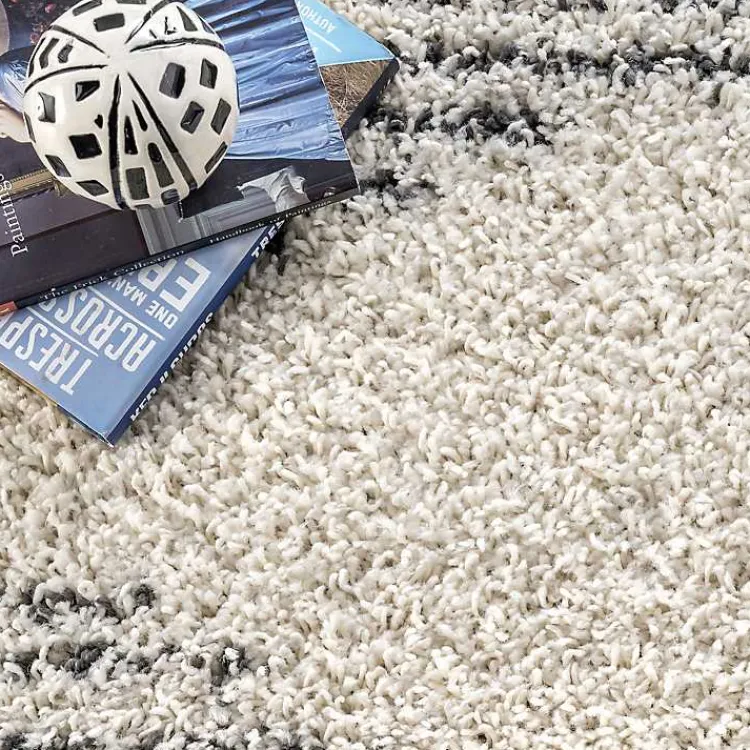 Area Rugs-Kirklands Home Shattered Diamonds Scarlette Area Rug, 7x10 Ivory