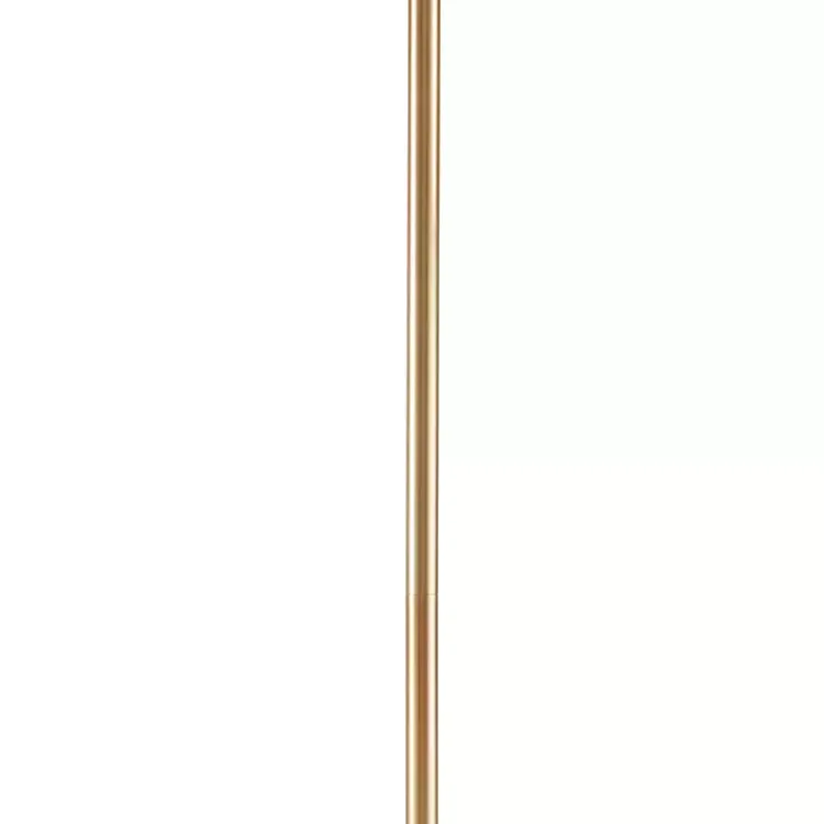 Chandeliers & Pendant Lighting-Kirklands Home Shell and Gold Metal Layered Chandelier White