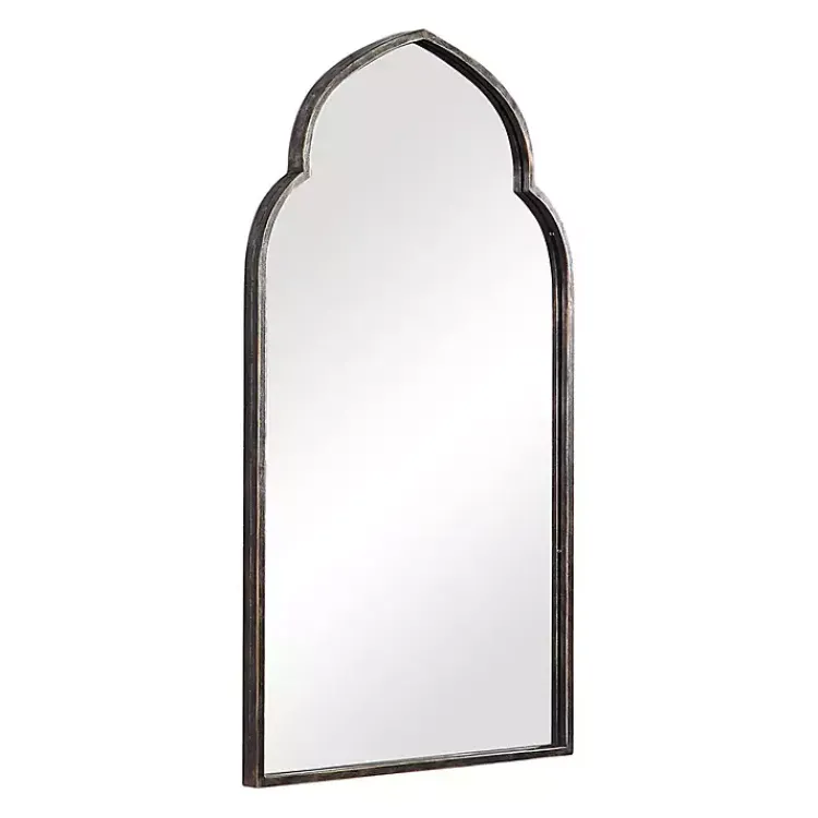 Decorative Mirrors-Kirklands Home Gold and Bronze Metal Arch Mirror