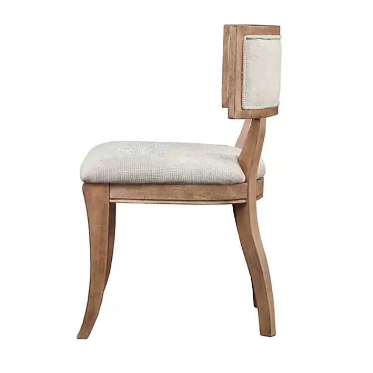 Dining Chairs-Kirklands Home Beige Curved Back Dining Chairs, Set of 2 White