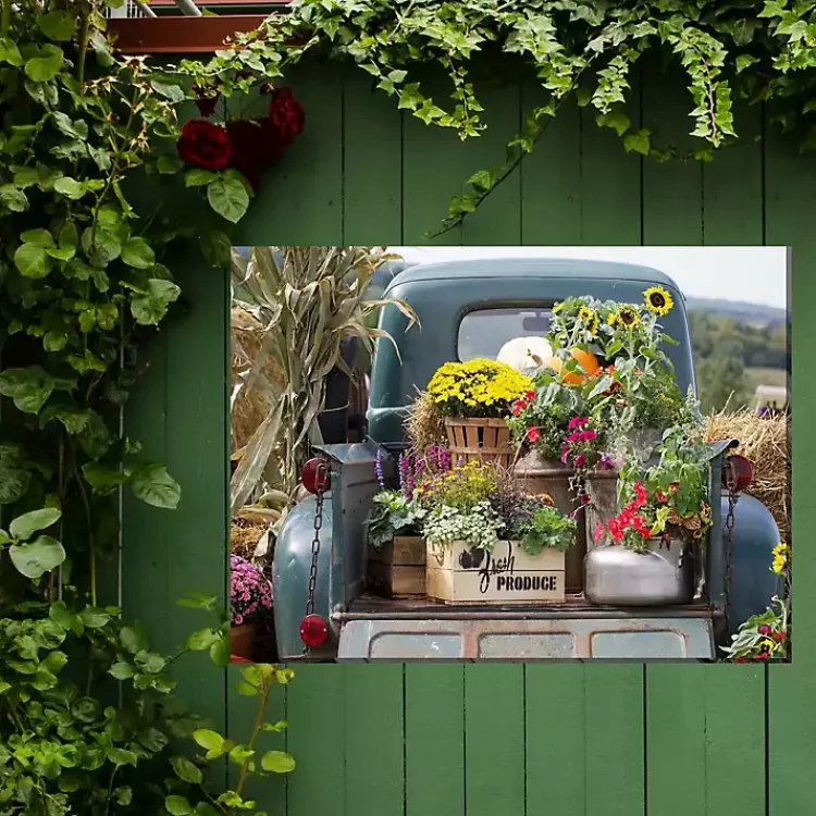 Outdoor Wall Decor-Kirklands Home Fresh Produce Outdoor Canvas Art Print Multi