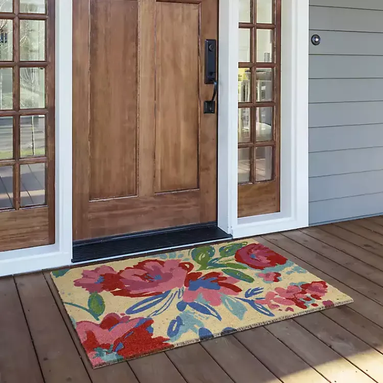 Doormats-Kirklands Home Floral Doormat Multi
