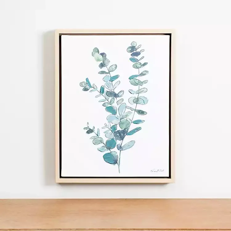 Canvas Art-Kirklands Home Eucalyptus Stem IV Framed Canvas Art Print Green