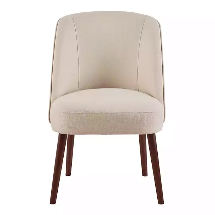 Dining Chairs-Kirklands Home Natural Wraparound Back Dining Chair Tan