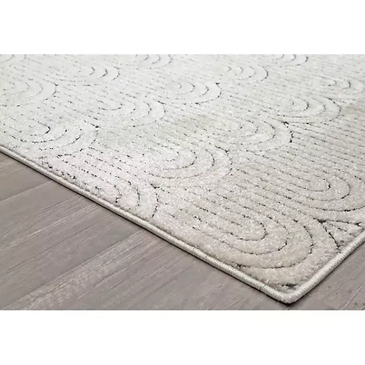 Area Rugs-Kirklands Home Sandstone Chanai Indoor Area Rug, 5x7 Ivory
