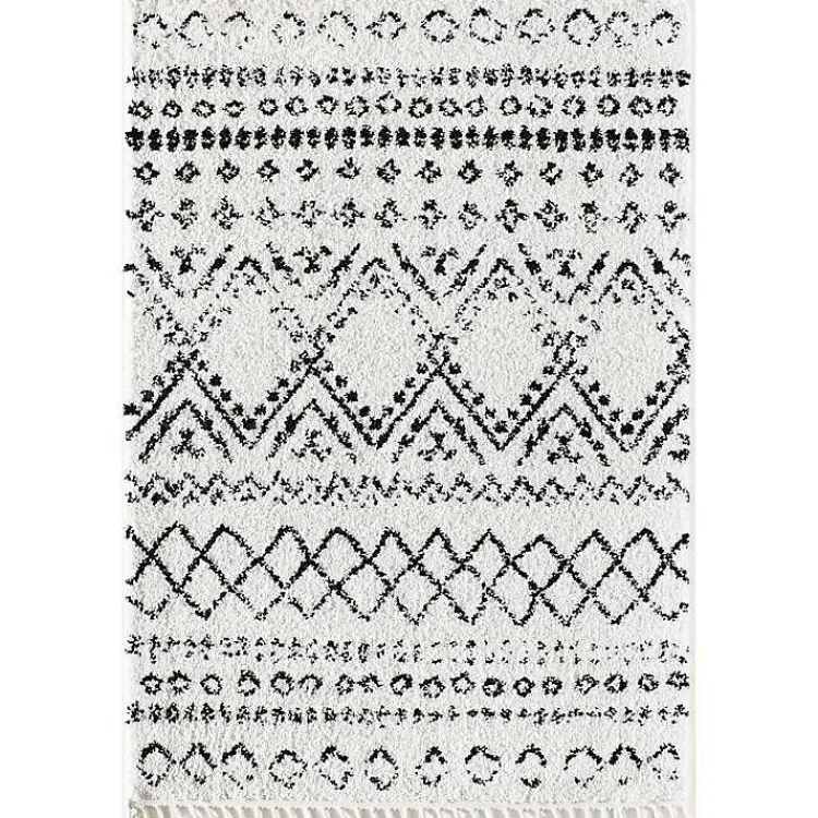 Area Rugs-Kirklands Home Whisper White Moon Area Rug, 5x7