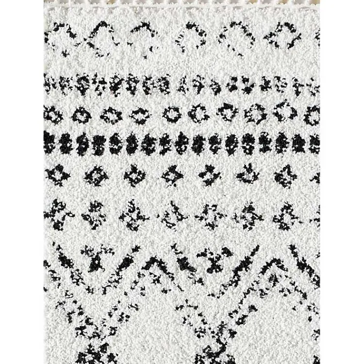 Area Rugs-Kirklands Home Whisper White Moon Accent Rug, 2x8