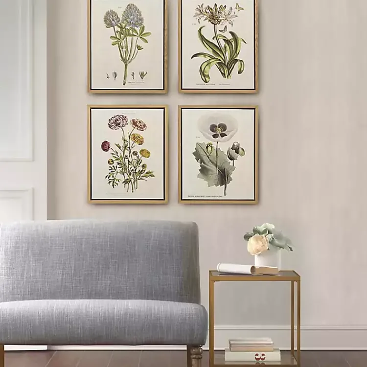 Canvas Art-Kirklands Home Martha Stewart Herb and Floral Framed Print Set