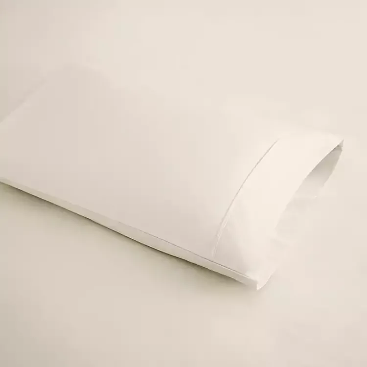 Bed Sheets-Kirklands Home Cream Rich Cooling Cotton King Sheet Set Ivory