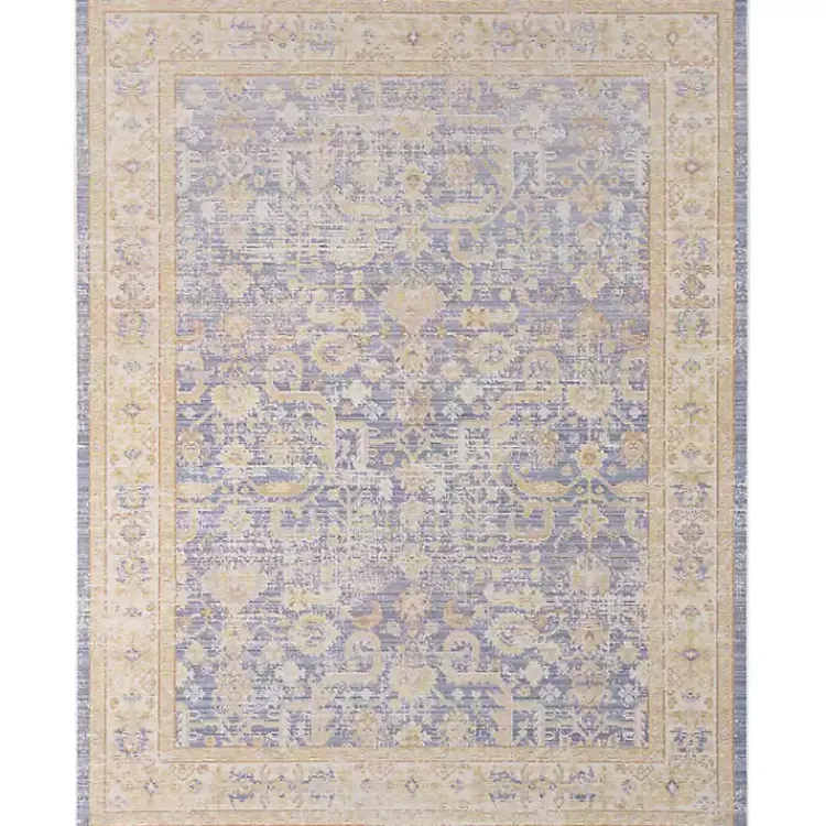 Accent Rugs-Kirklands Home Cerulean Vintage Border Accent Rug
