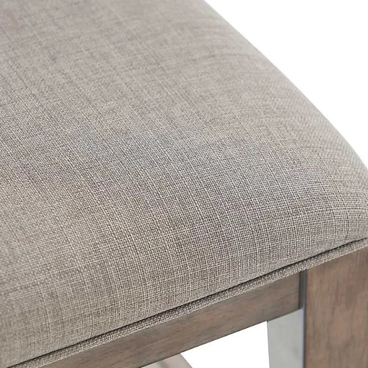 Dining Chairs-Kirklands Home Light Slat Back Wood Dining Chairs, Set of 2 Gray