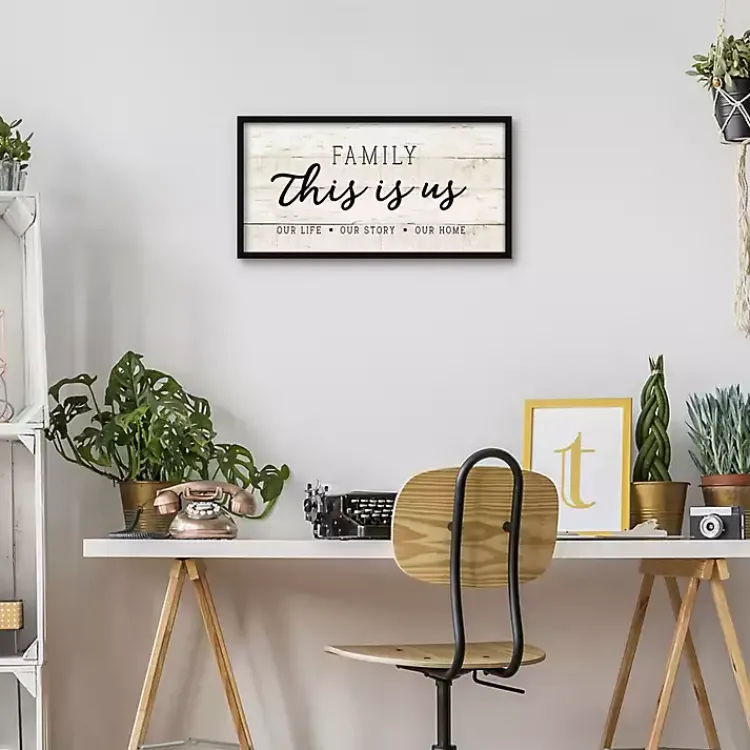 Wall Quotes & Signs-Kirklands Home This Is Us Wooden Wall Plaque Tan