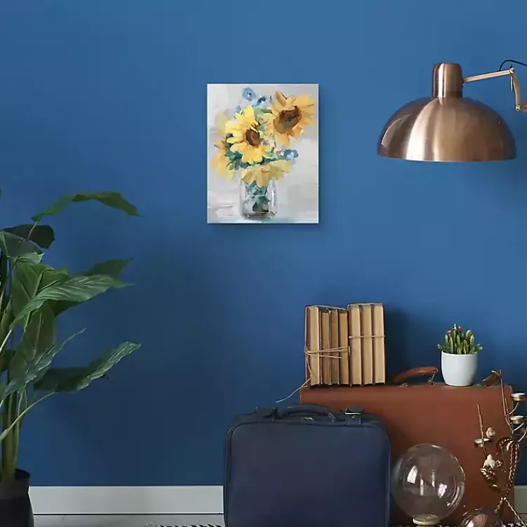 Canvas Art-Kirklands Home Petite Fleurs Sunflower II Canvas Art Print, 16x20