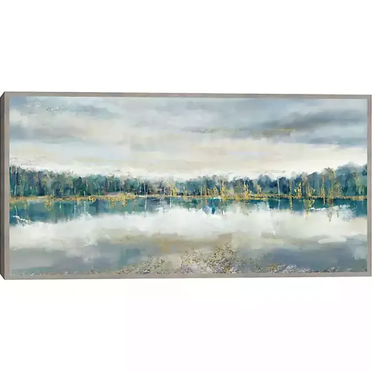 Canvas Art-Kirklands Home Lakeside Luxe Framed Canvas Art Print
