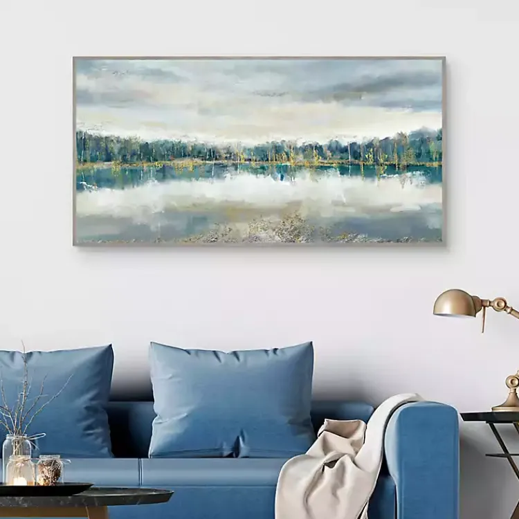 Canvas Art-Kirklands Home Lakeside Luxe Framed Canvas Art Print