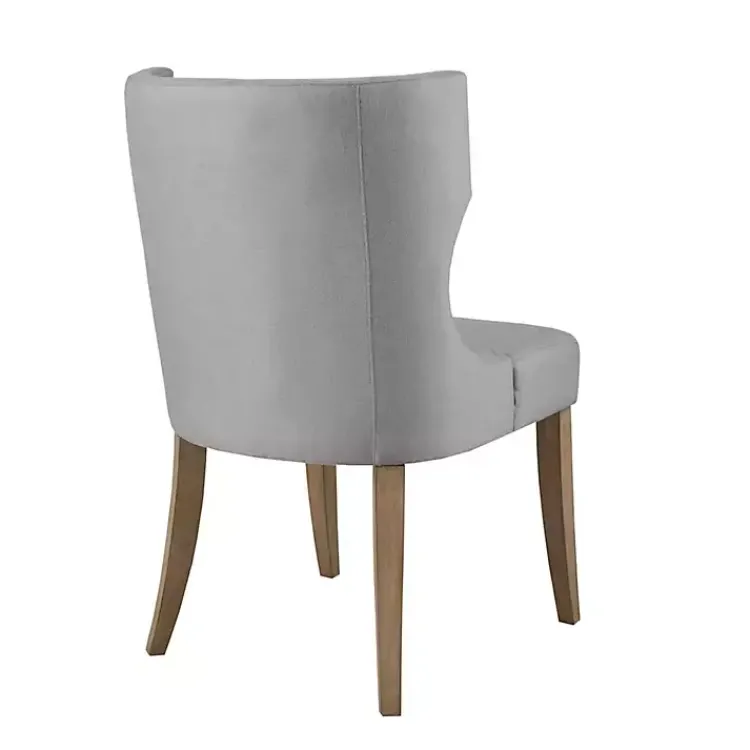 Dining Chairs-Kirklands Home Light Wingback Dining Chair Gray