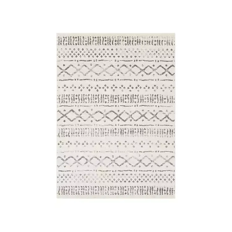 Area Rugs-Kirklands Home Toasted Brown Abstract Diamond Area Rug, 7x10