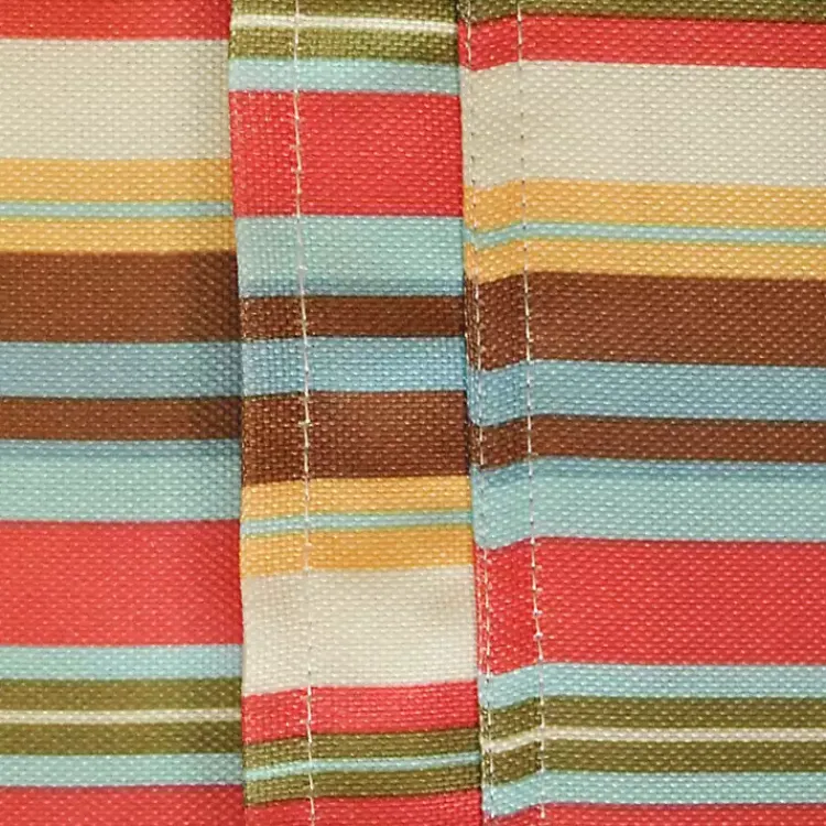 Outdoor Dining-Kirklands Home Summer Stripe Outdoor Round Zipper Table Cloth Multi