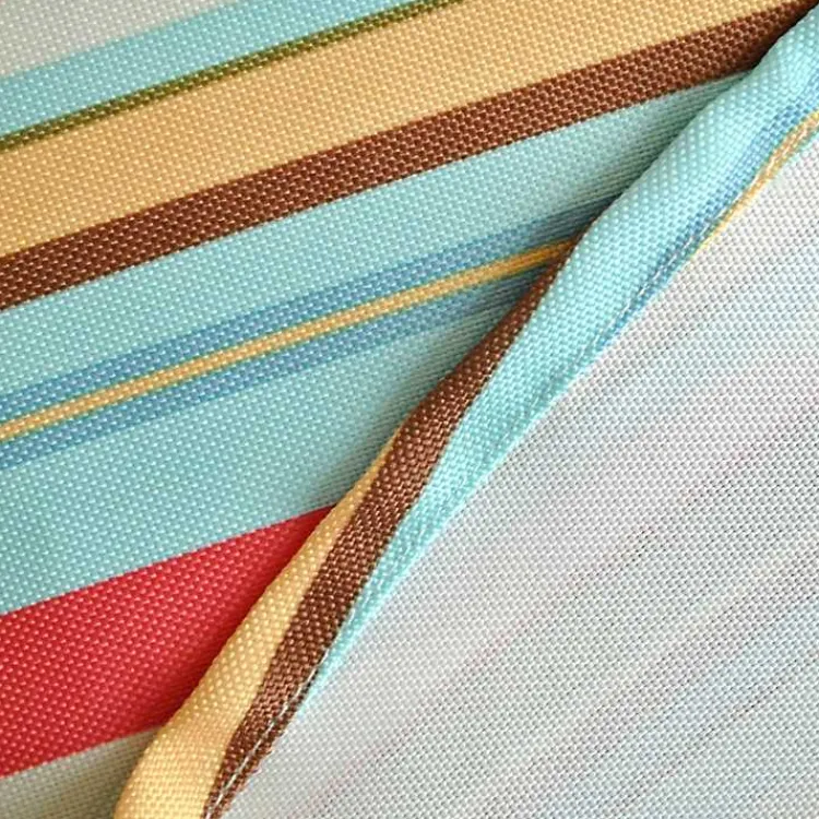 Outdoor Dining-Kirklands Home Summer Stripe Outdoor Round Zipper Table Cloth Multi