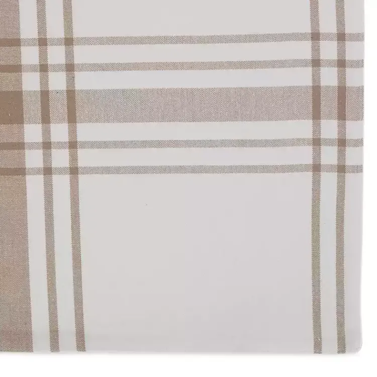 Table Linens-Kirklands Home Stone Farmhouse Plaid Placemats, Set of 6 Tan