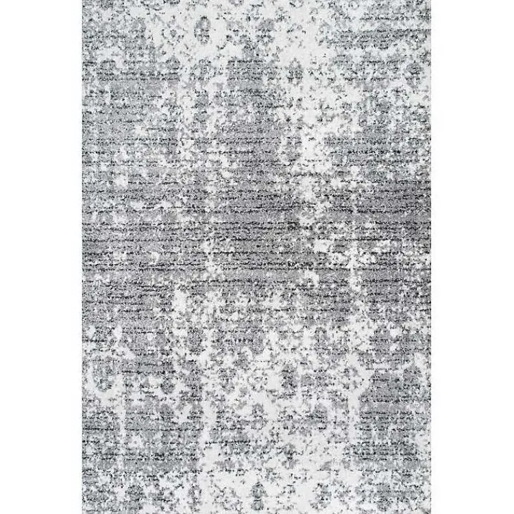 Area Rugs-Kirklands Home Gray Distressed Power Loomed Area Rug, 12x15
