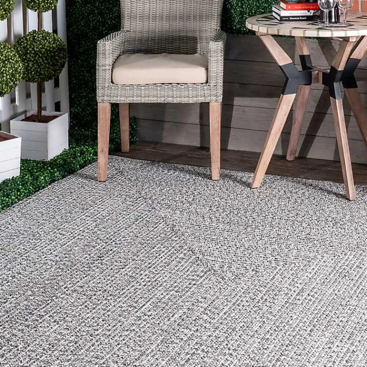 Area Rugs-Kirklands Home Braided Lefebvre Area Rug, 12x18 Gray