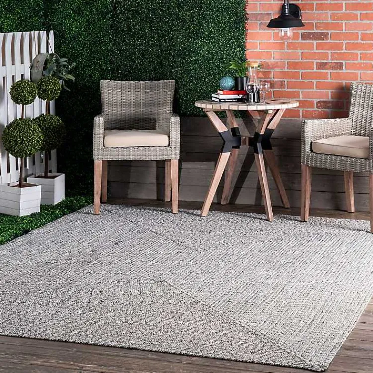 Area Rugs-Kirklands Home Braided Lefebvre Area Rug, 12x18 Gray
