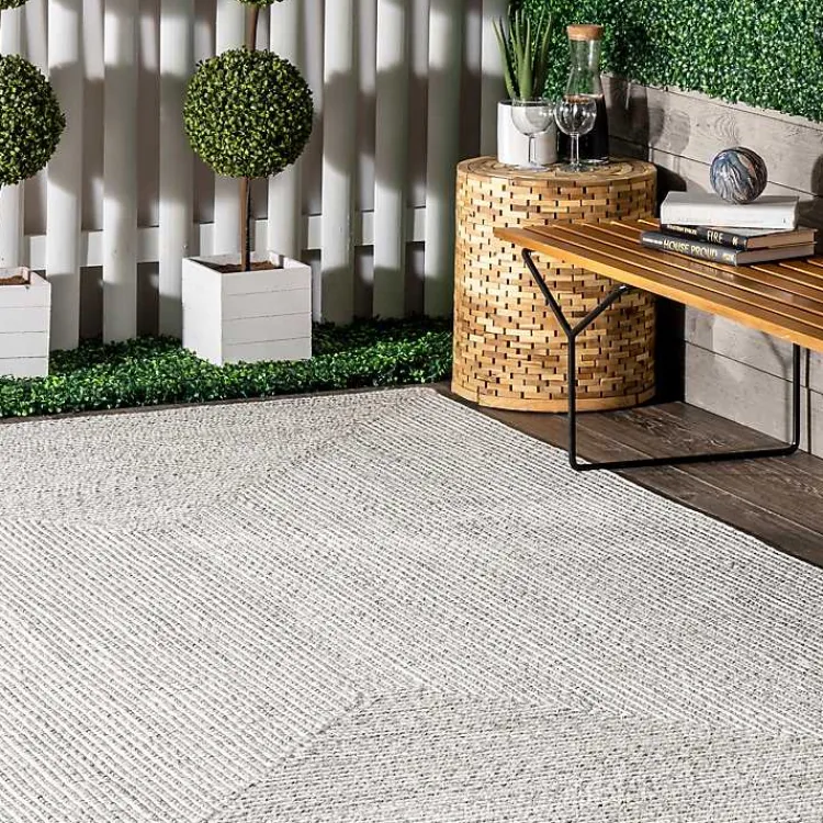 Area Rugs-Kirklands Home Ivory Braided Lefebvre Area Rug, 10x14 White