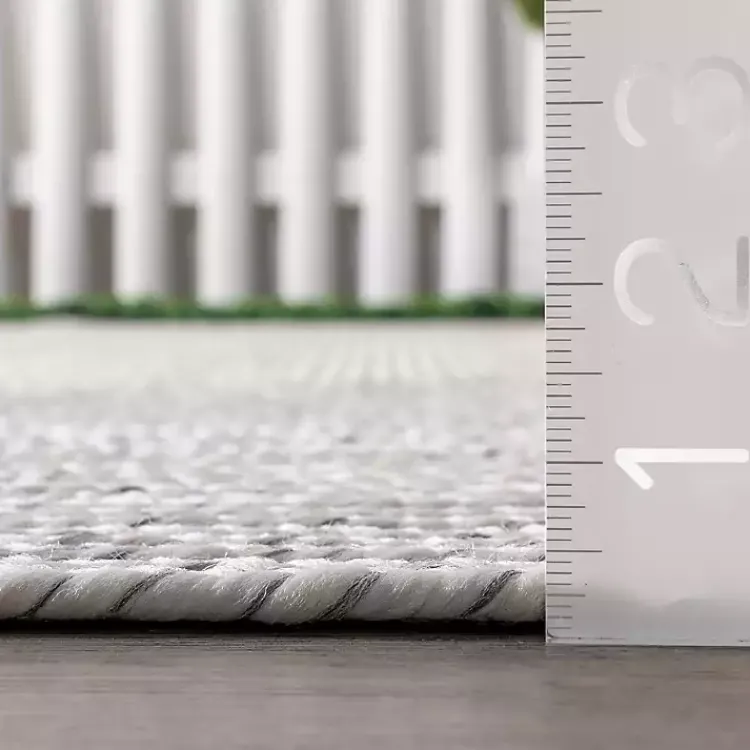 Area Rugs-Kirklands Home Ivory Braided Lefebvre Area Rug, 10x14 White