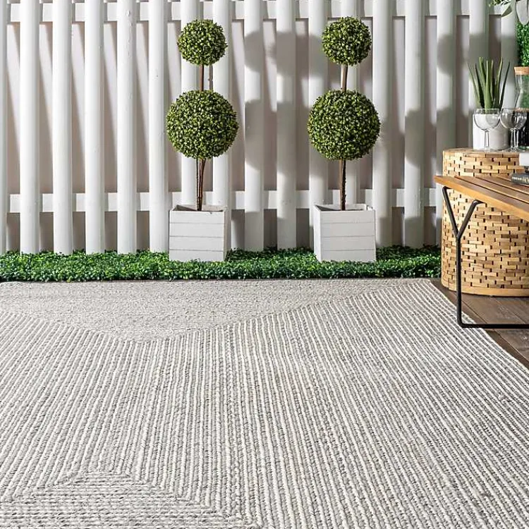 Area Rugs-Kirklands Home Ivory Braided Lefebvre Area Rug, 12x18