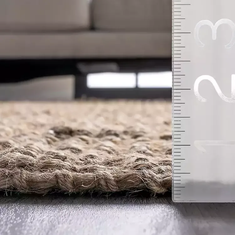 Area Rugs-Kirklands Home Hand Woven Looped Natural Jute Area Rug, 12x15