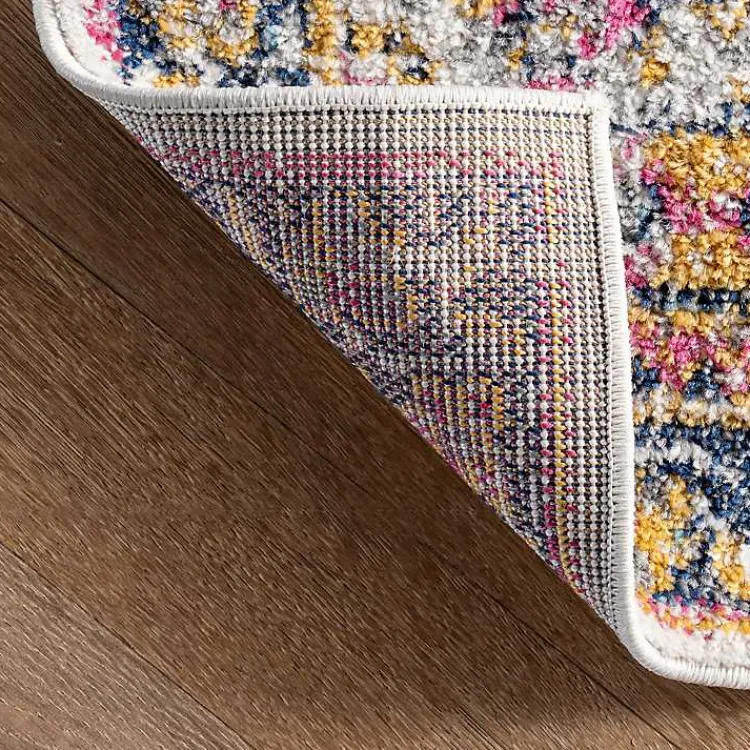 Area Rugs-Kirklands Home Pink Vintage Medallion Area Rug, 8x12