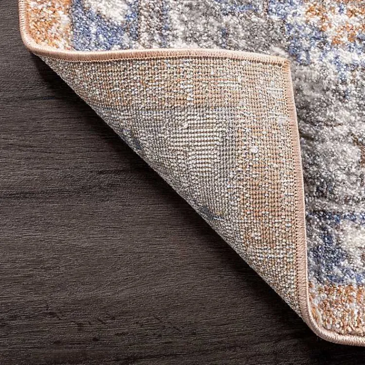 Area Rugs-Kirklands Home Pink Vintage Floral Print Area Rug, 5x7