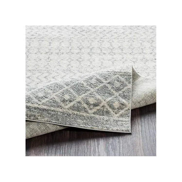 Area Rugs-Kirklands Home Gray Global Pattern Area Rug, 7x10